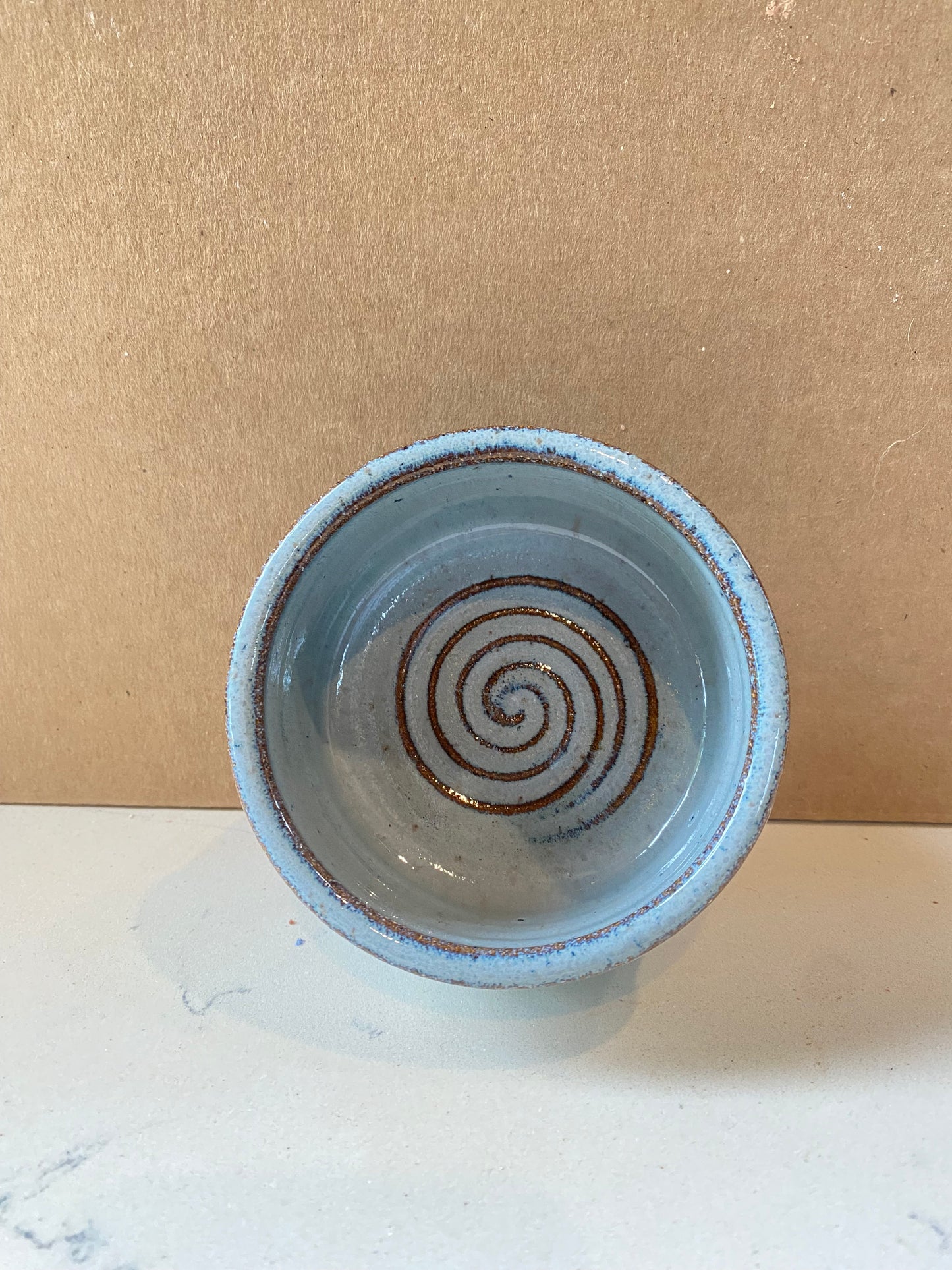 Blue ramekin