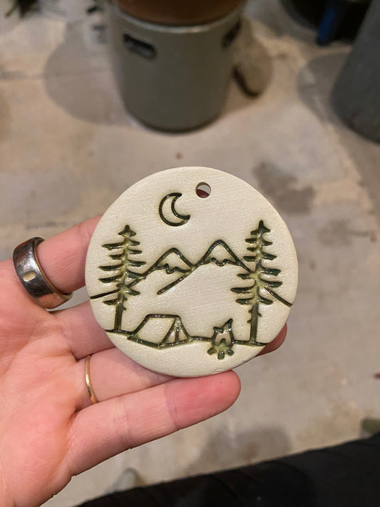 Camp Christmas Ornament