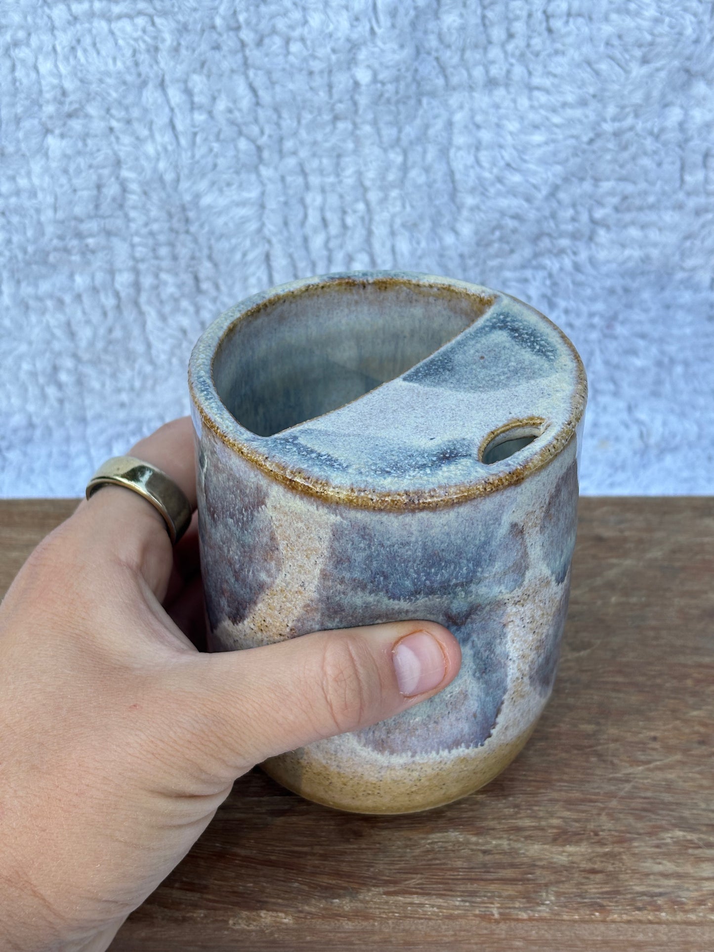 To-Go Tumbler with Finger Indents