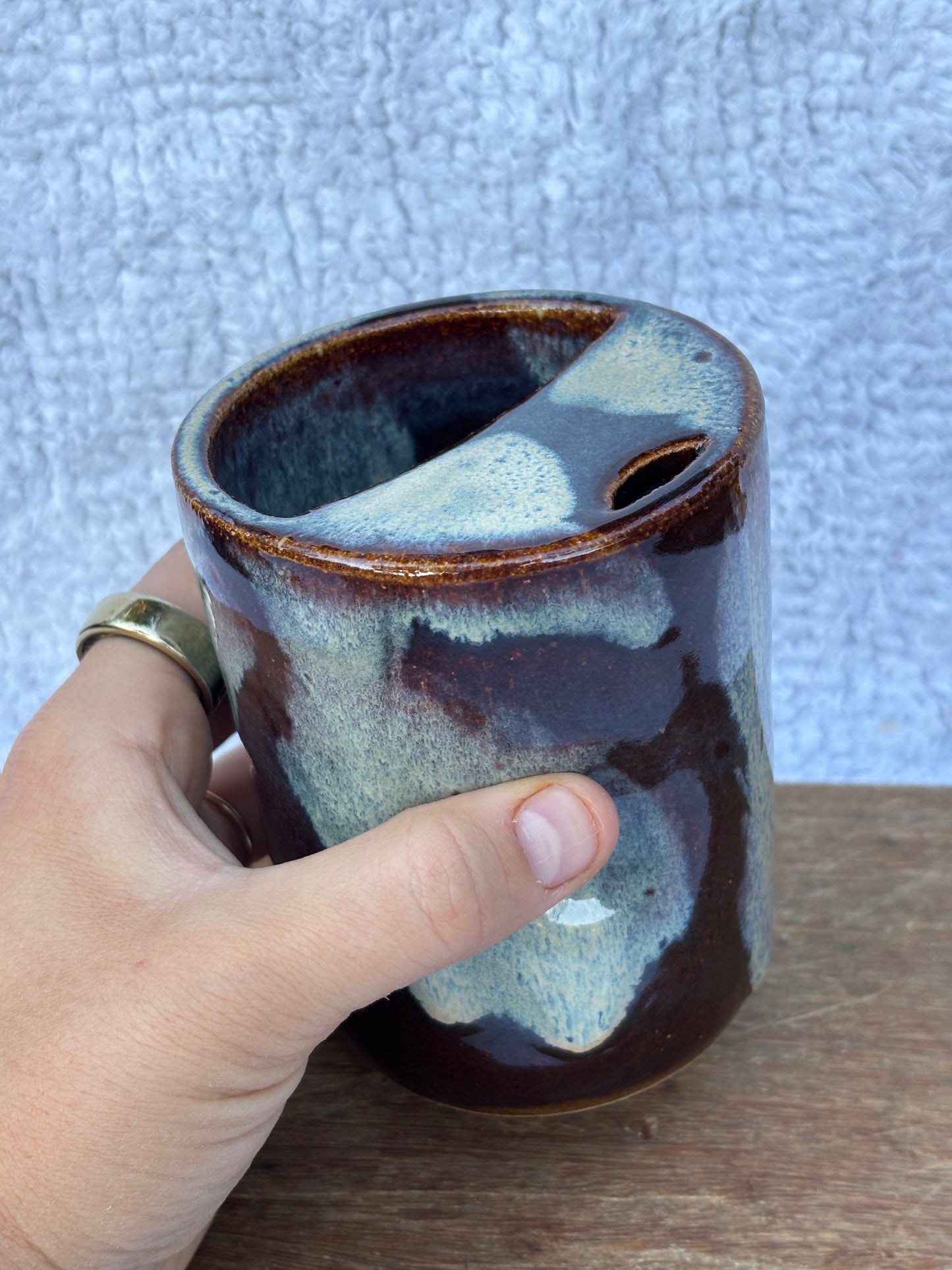 To-Go Tumbler with Finger Indents