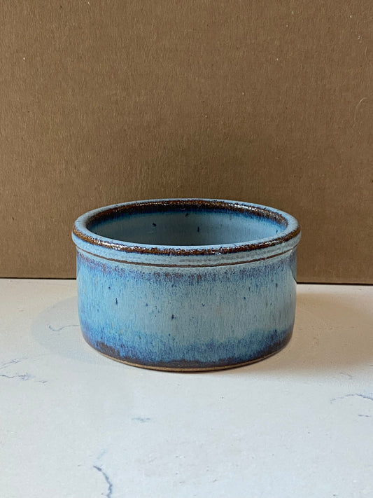 Blue ramekin