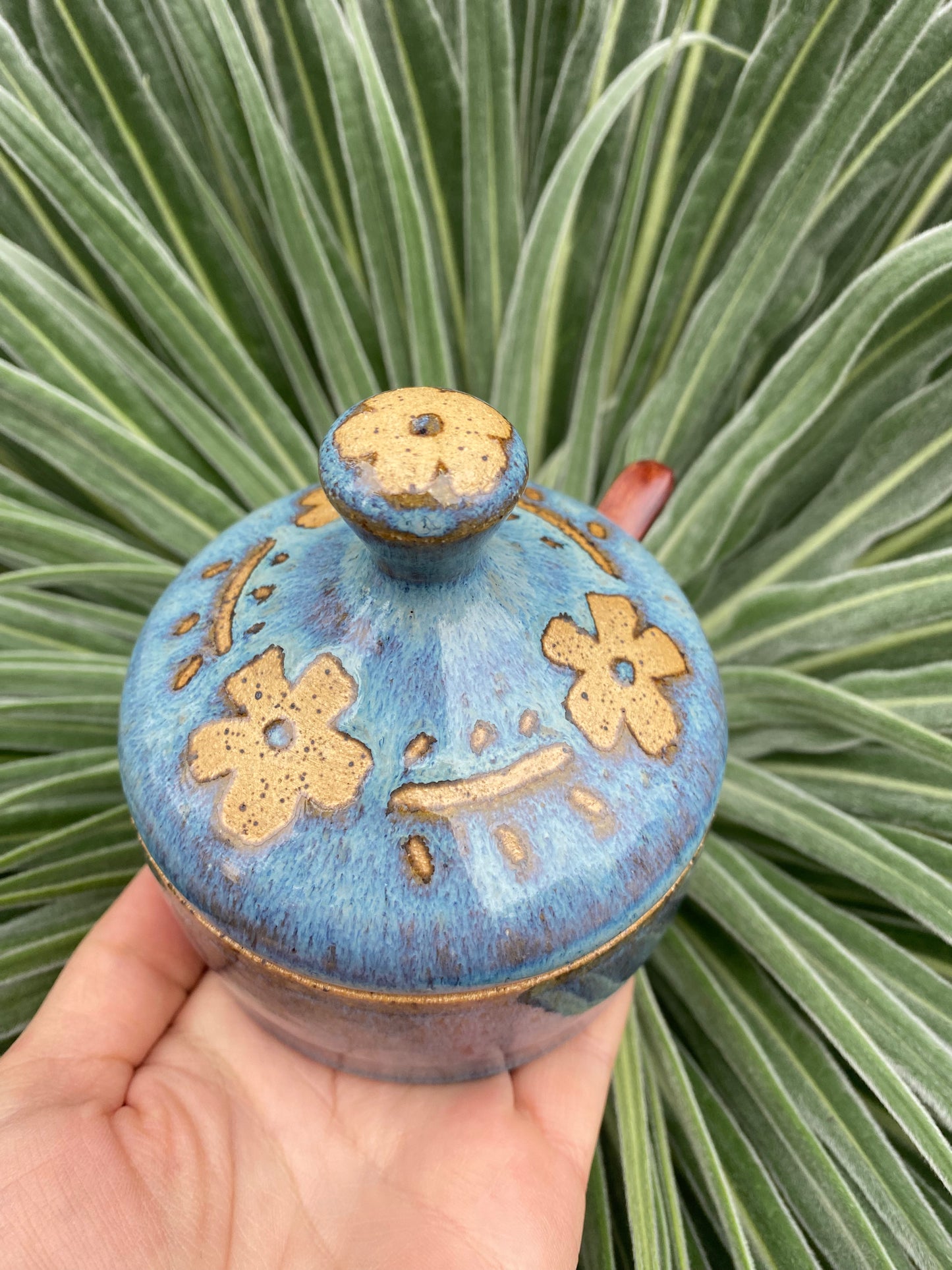 Lidded Salt Jar w/ spoon