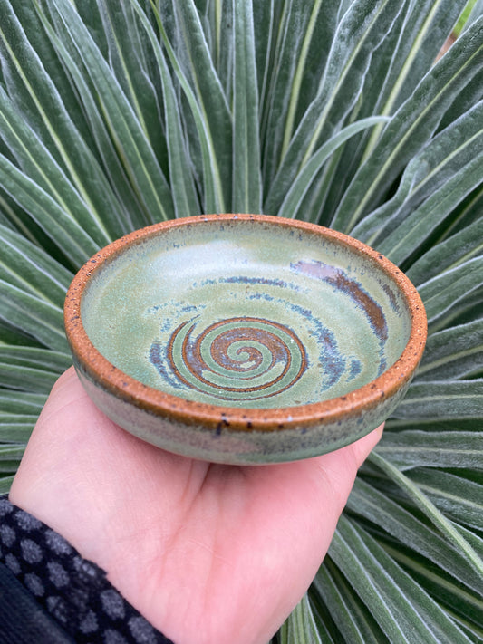 Green Trinket Dish