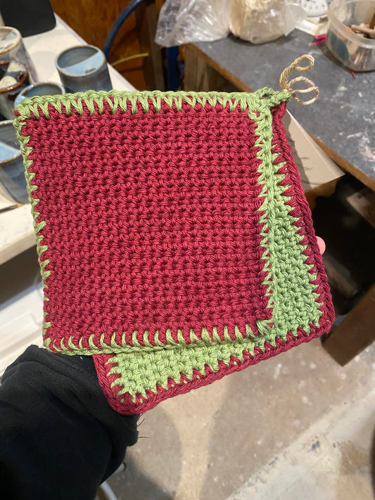 Crochet Pot Holder pair