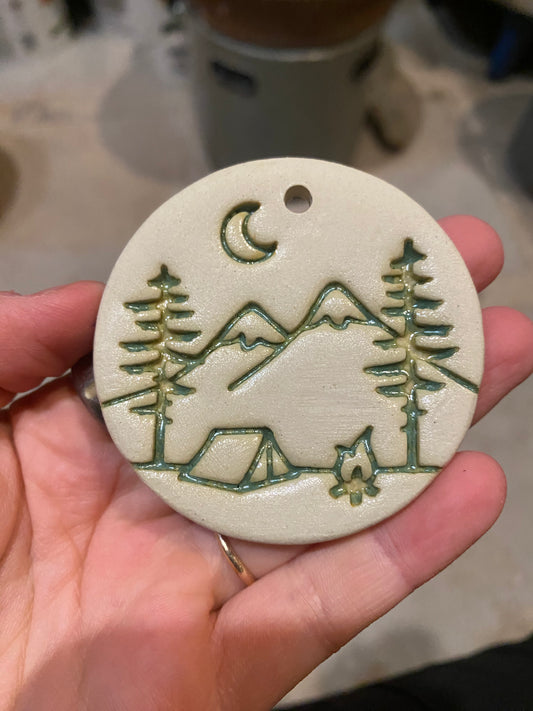 Camp Christmas Ornament