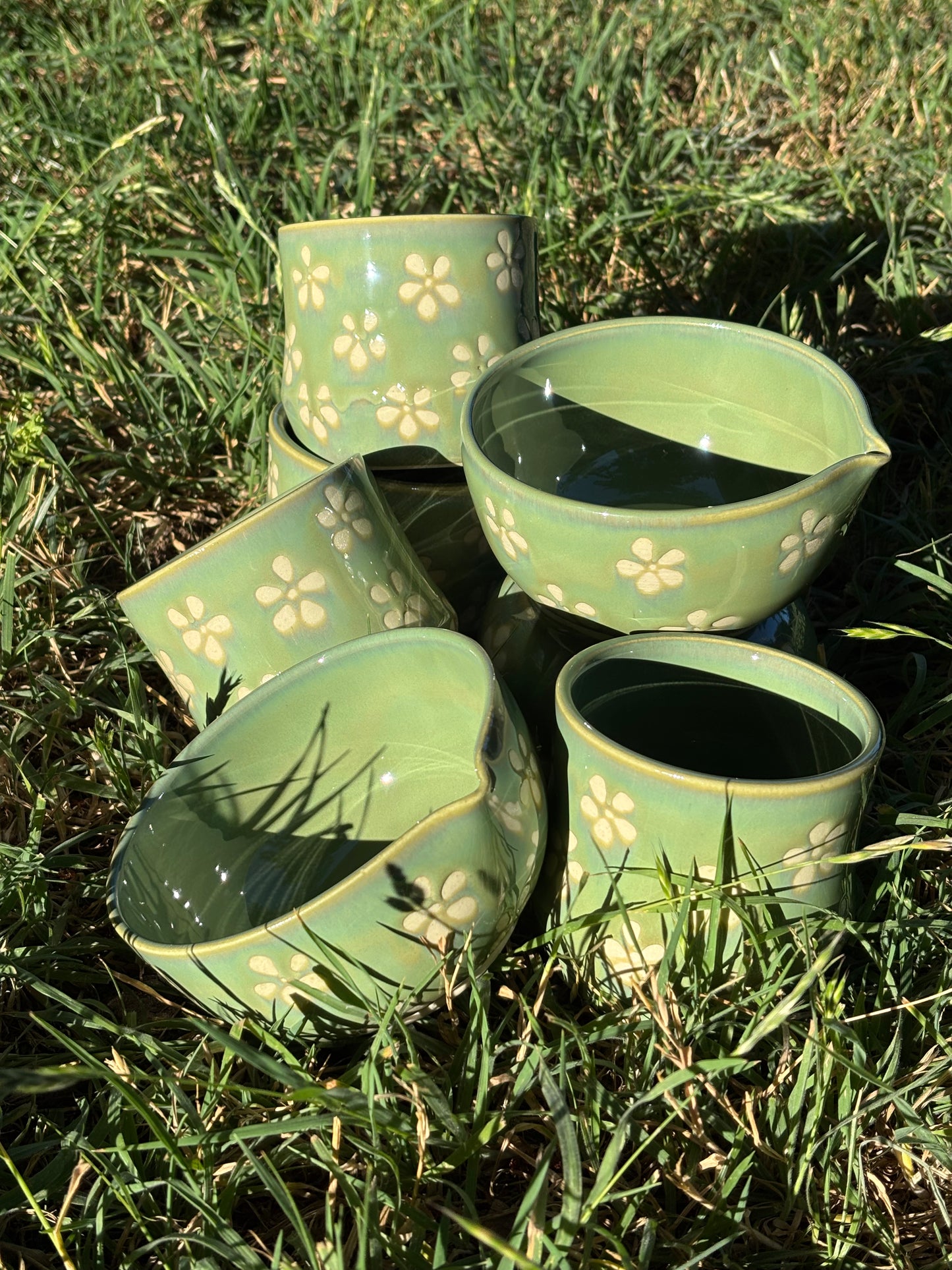 Green Flower Cup